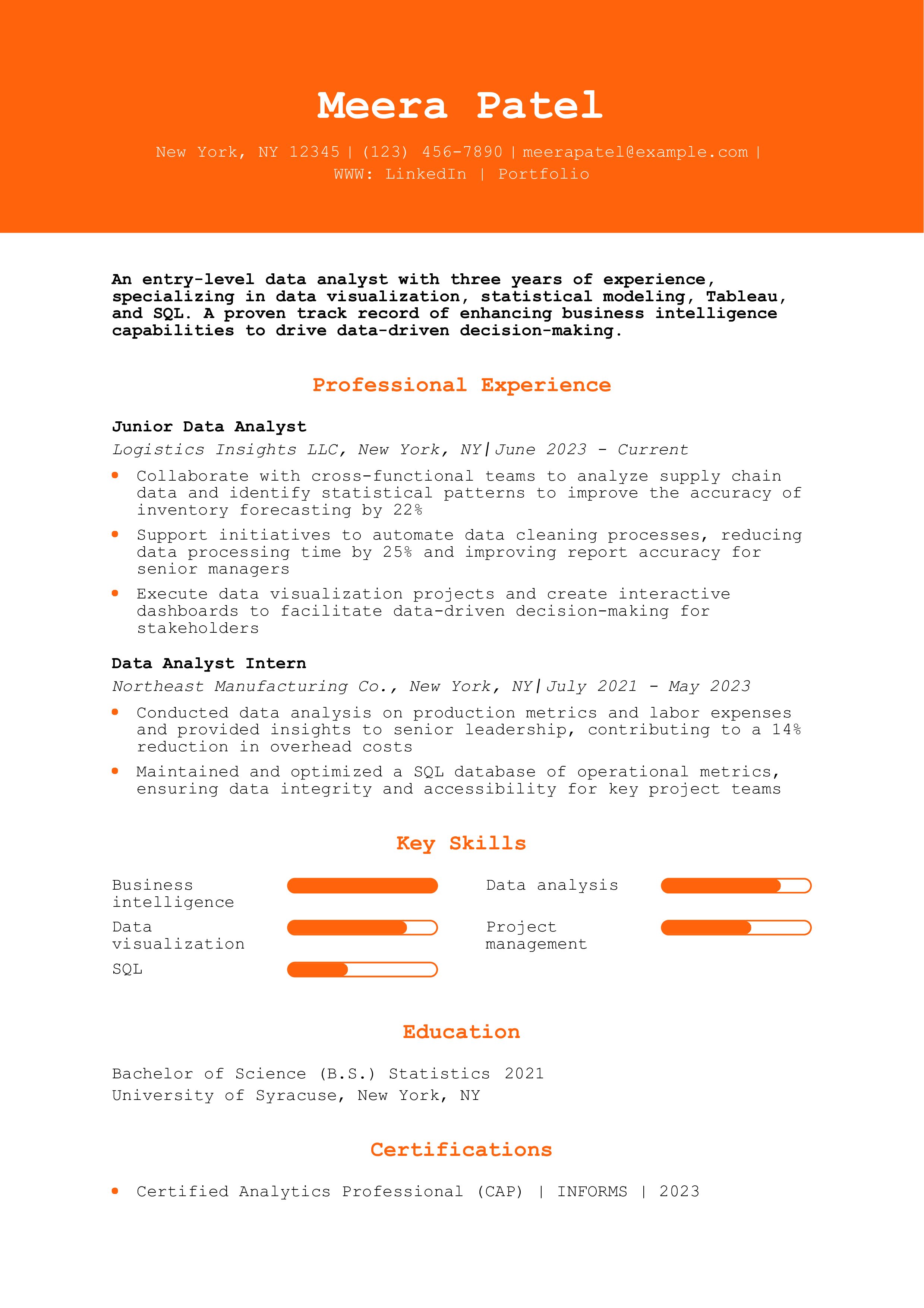 Junior Data Analyst