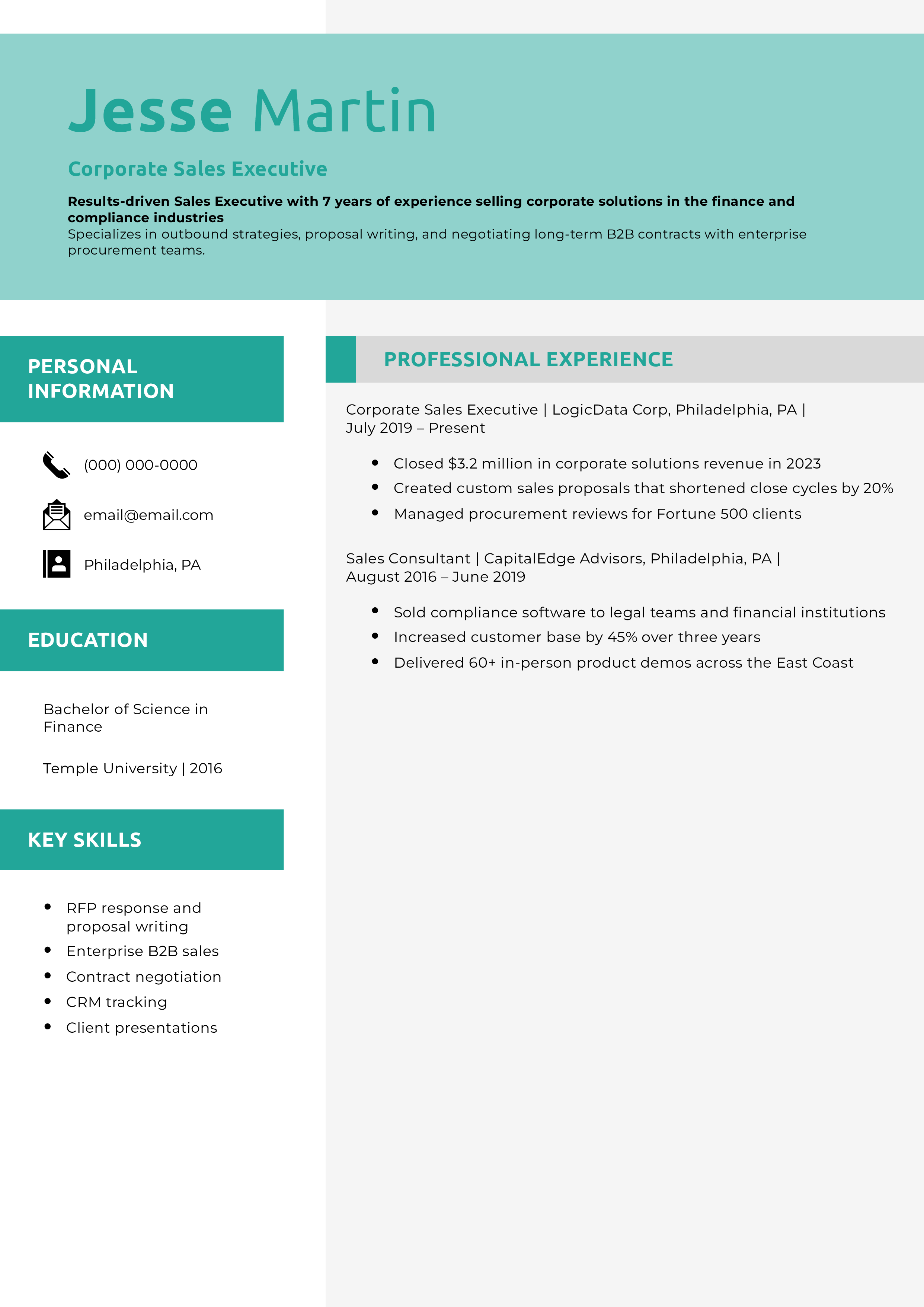 Corporate Sales Executive