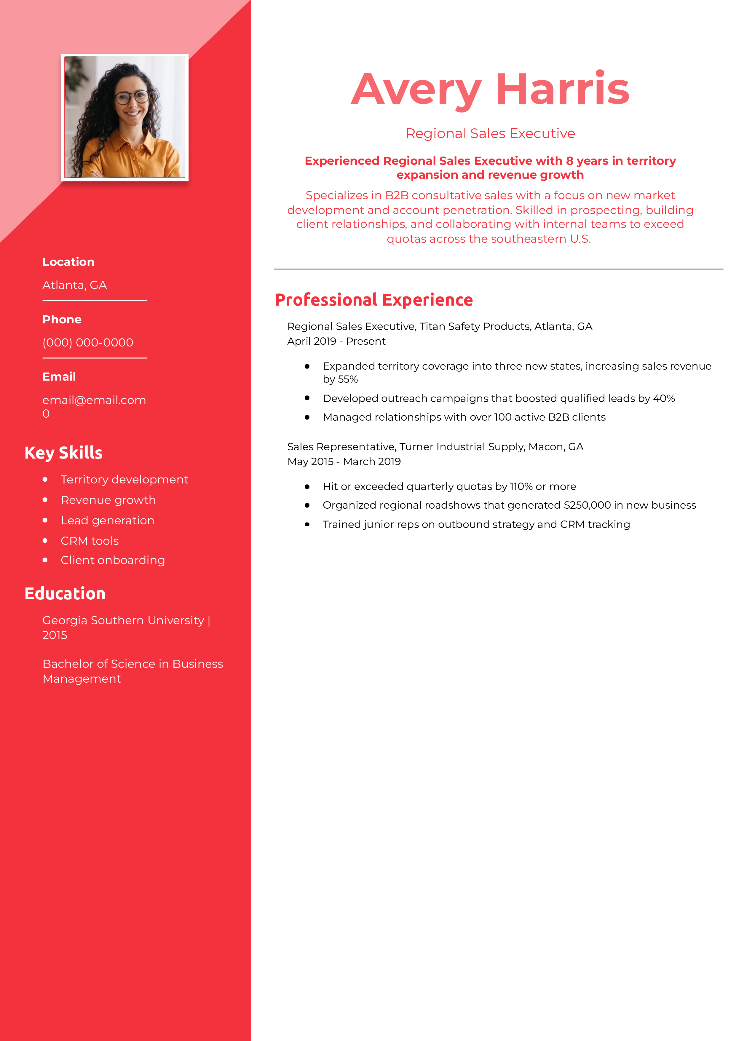 Regional Sales Executive