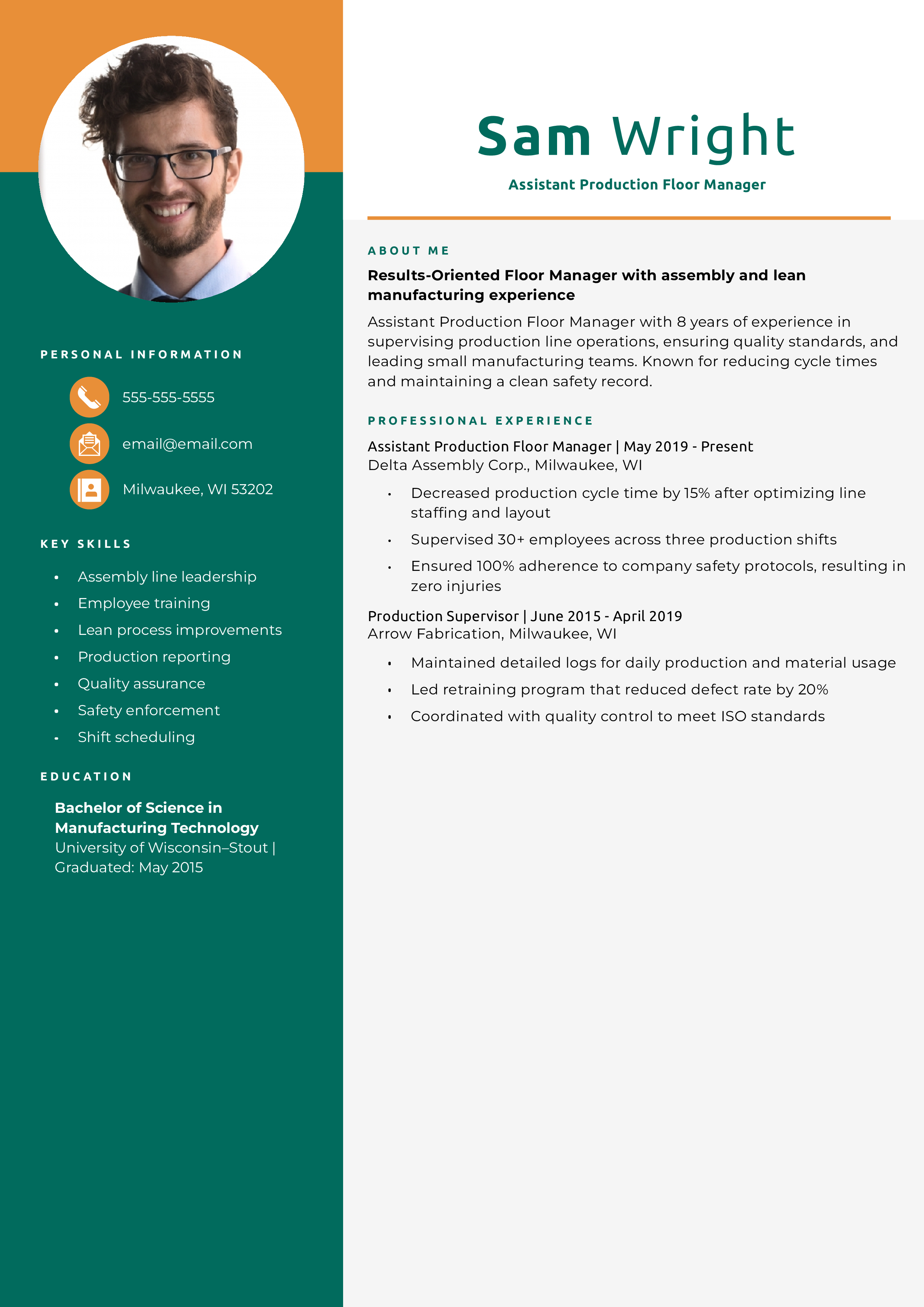 Assistant Production Floor Manager