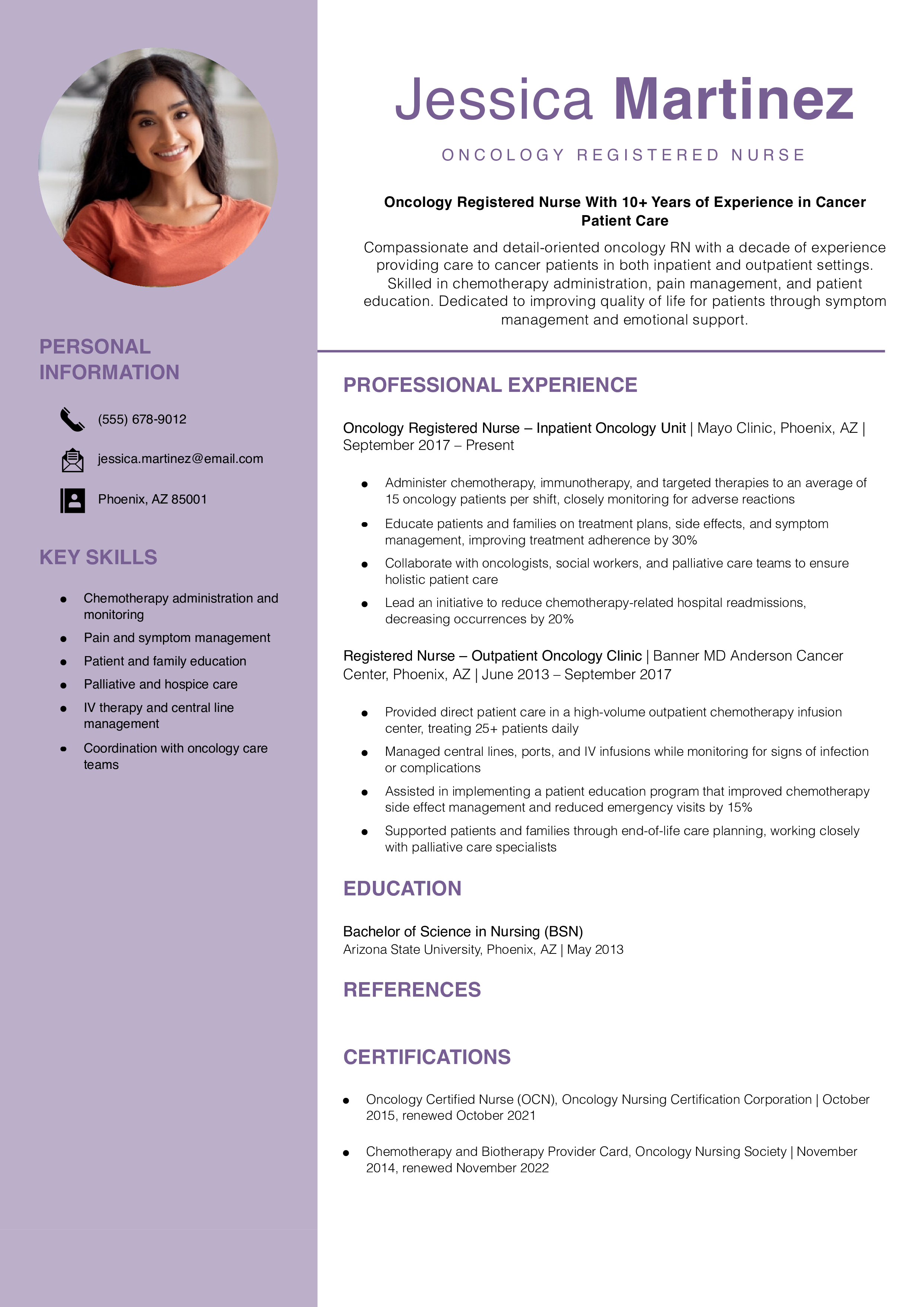 Oncology Registered Nurse